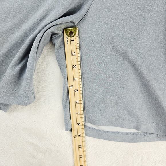 Legend Shorts Mens Large Gray Fitness Gym Running Casual Zipper Pocket - Picture 10 of 12